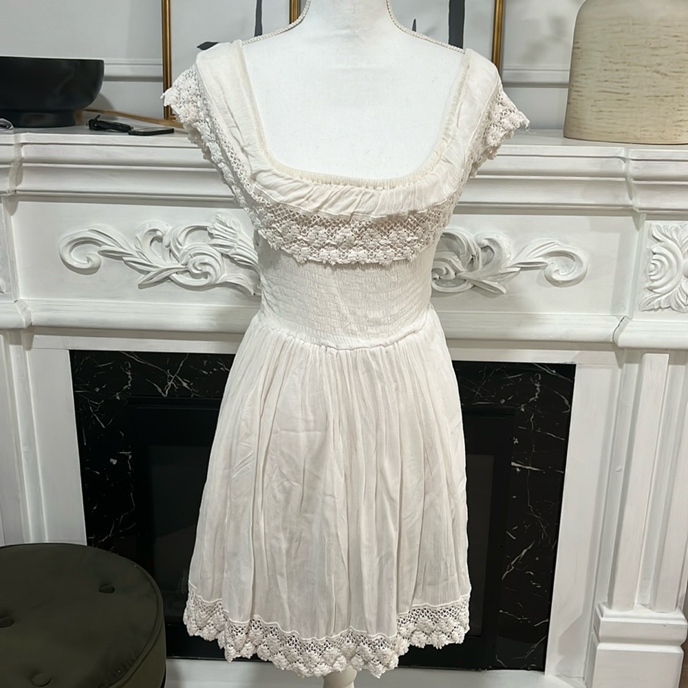 Love Ari white mini dress